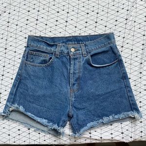 90s vintage denim shorts